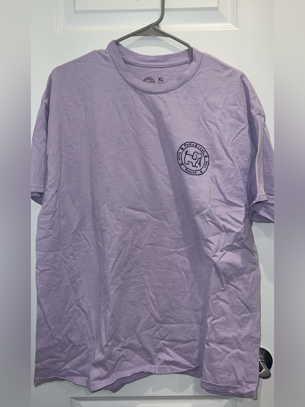 Puppie Love Lavender Short-Sleeve Graphic Tee